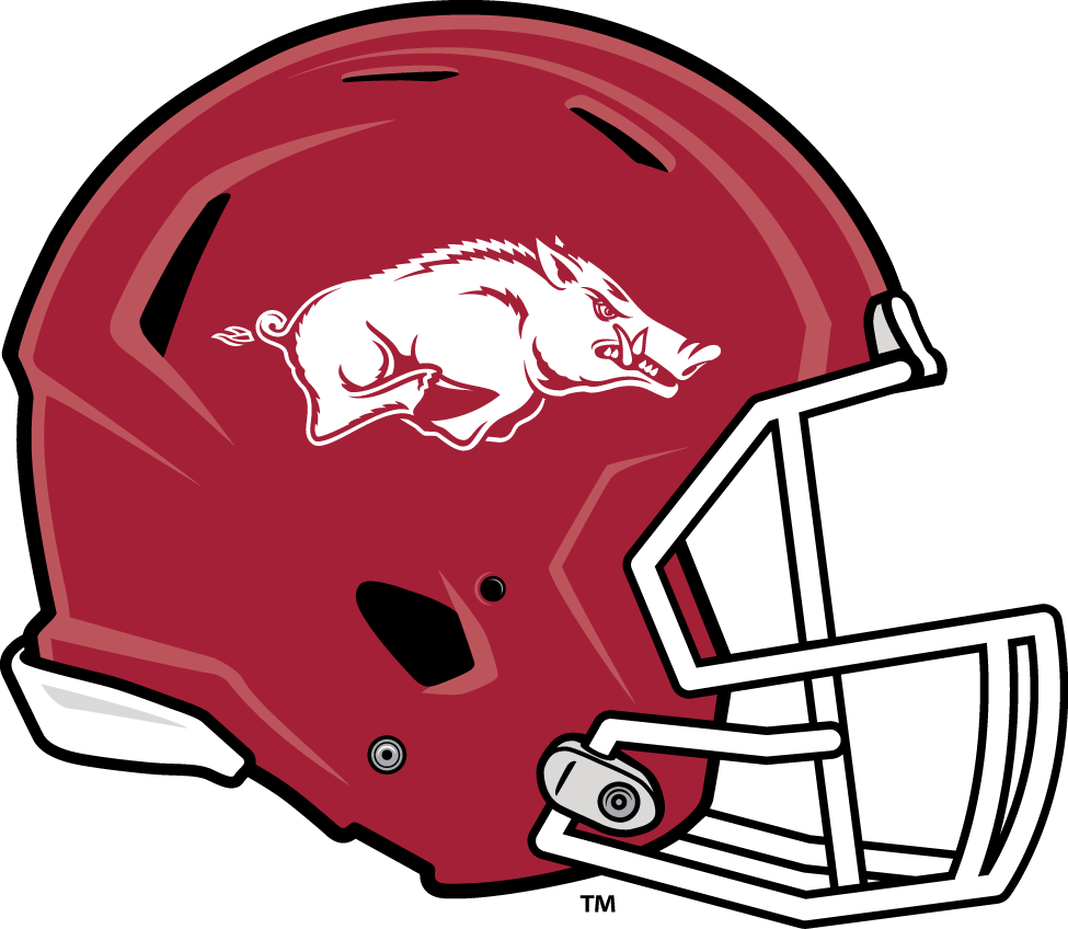 Arkansas Razorbacks 2014-Pres Helmet Logo iron on paper